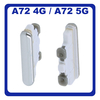 Γνήσια Original Samsung Galaxy A72 (SM-A725F, SM-A725F/DS), A72 5G (SM-A726B, SM-A726B/DS) Power Key On/Off Πλήκτρo Εκκίνησης Awesome White Άσπρο GH98-46285D​ (Service Pack By Samsung)