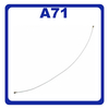 Γνήσια Original Samsung Galaxy A71 A715 (A715F, A715F/DS, A715F/DSN, A715F/DSM, A715W, A715X) CBF Coaxial Antenna Cable 123.7mm Καλώδιο Κεραίας Ομοαξονικό White Άσπρο GH39-02051A (Service Pack By Samsung)