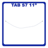 Γνήσια Original Samsung Galaxy Tab S7 T870 11" (SM-T870, SM-T875, SM-T876B) Coaxial Antenna Signal Module Flex Cable Ομοαξονικό Καλώδιο Κεραίας 158mm White Άσπρο GH39-02083A (Service Pack By Samsung)