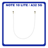 Γνήσια Original Samsung Galaxy Note 10 Lite (SM-N770F, SM-N770F), A32 5G (SM-A326B, SM-A326B/DS) Coaxial Antenna Signal Module Flex Cable Ομοαξονικό Καλώδιο Κεραίας 113mm White Άσπρο GH39-02057A (Service Pack By Samsung)