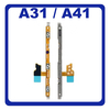 Γνήσιο Original Samsung Galaxy A31 A315 (SM-A315F, SM-A315F/DS, SM-A315G/DS, SM-A315G, SM-A315N) A41 A415 (SM-A415F/DSN, SM-A415F/DSM, SM-A415F, SM-A415F/DS) Power ON / OFF Volume Flex Cable Button Καλωδιοταινία Κουμπιών Έντασης Εκκίνησης Τερματισμού GH59-15261A (Service Pack By Samsung)