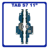 Γνήσια Original Samsung Galaxy Tab S7 T870 11" (SM-T870, SM-T875, SM-T876B) USB Type-C Charging Dock Connector Flex Sub Board, Καλωδιοταινία Υπό Πλακέτα Φόρτισης GH82-23649A (Service Pack By Samsung)