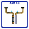 Γνήσια Original Samsung Galaxy A22 4G, A 22 4G (SM-A225F, SM-A225F/DS) Fingerprint Flex Sensor Αισθητήρας Δακτυλικού Αποτυπώματος Violet Βιολετή GH96-14401C​ (Service Pack By Samsung)