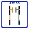Γνήσια Original Samsung Galaxy A22 5G, A 22 5G (SM-A226B, SM-A226B/DS) Power Key Flex Cable On/Off + Volume Key Buttons Καλωδιοταινία Πλήκτρων Εκκίνησης + Έντασης Ήχου GH81-20712A (Service Pack By Samsung)