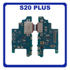HQ OEM Συμβατό Με Samsung Galaxy S20+ (SM-G985, SM-G985F, SM-G985F/DS) USB Type-C Charging Dock Connector Flex Sub Board, Καλωδιοταινία Υπό Πλακέτα Φόρτισης + Microphone Μικρόφωνο (Premium A+​)