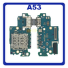 Γνήσια Original Samsung Galaxy A53 5G (SM-A536B, SM-A536B/DS) USB Type-C Charging Dock Connector Flex Sub Board, Καλωδιοταινία Υπό Πλακέτα Φόρτισης + Microphone Μικρόφωνο + Sim Reader Αναγνώστης Κάρτας GH59-15556A (Service Pack By Samsung)