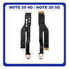 Γνήσια Original Samsung Galaxy Note 20 4G (SM-N980F, SM-N980F/DS), Note 20 5G (SM-N981B, SM-N981B/DS) USB Type-C Charging Dock Connector Flex Sub Board, Υπό Πλακέτα Φόρτισης + Main LCD Flex Cable Καλωδιοταινία Οθόνης GH59-15304A (Service Pack By Samsung)
