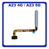 Γνήσια Original Samsung Galaxy A23 (SM-A235F, SM-A235F/DS), A23 5G (SM-A236U, SM-A236U1) Fingerprint Flex Sensor Αισθητήρας Δακτυλικού Αποτυπώματος Awesome Blue Μπλε GH96-15397C (Service Pack By Samsung)