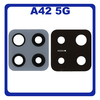 Γνήσια Original Samsung Galaxy A42 5G, Galaxy A 42 5G (SM-A426B, SM-A426B/DS, SM-A4260) Rear Back Camera Glass Lens Πίσω Τζαμάκι Κάμερας Prism Dot Gray Γκρι GH64-08249C (Service Pack By Samsung)