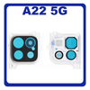Original Γνήσιο Samsung Galaxy A22 5G A226 (SM-A226B, SM-A226B/DS, SM-A226B/DSN) Deco Frame For Rear Back Camera Lens Διακοσμητικό Πλαίσιο Για Πίσω Τζαμάκι Κάμερας Violet Μωβ GH81-20706A (Service Pack By Samsung)