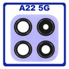 Original Γνήσιο Samsung Galaxy A22 5G A226 (SM-A226B, SM-A226B/DS, SM-A226B/DSN) Rear Back Camera Glass Lens Πίσω Τζαμάκι Κάμερας Violet Μωβ GH81-20710A (Service Pack By Samsung)