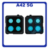Γνήσια Original Samsung Galaxy A42 5G, Galaxy A 42 5G (SM-A426B, SM-A426B/DS, SM-A4260) Rear Back Camera Frame Πίσω Πλαίσιο Κάμερας Prism Dot Black Μαύρο GH98-45934A (Service Pack By Samsung)