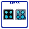 Γνήσια Original Samsung Galaxy A42 5G, Galaxy A 42 5G (SM-A426B, SM-A426B/DS, SM-A4260) Rear Back Camera Frame Πίσω Πλαίσιο Κάμερας Prism Dot Gray Γκρι GH98-45934C​ (Service Pack By Samsung)