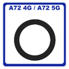 Γνήσια Original Samsung Galaxy A72 (SM-A725F, SM-A725F/DS), A72 5G (SM-A726B, SM-A726B/DS) Rear Back Camera Glass Lens Πίσω Τζαμάκι Κάμερας Awesome Black Μαύρο GH64-08408A (Service Pack By Samsung)​​