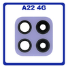 Γνήσια Original Samsung Galaxy A22 4G, A 22 4G (SM-A225F, SM-A225F/DS) Rear Back Camera Glass Lens Πίσω Τζαμάκι Κάμερας Violet Βιολετή GH64-08474C​ (Service Pack By Samsung)