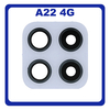 Γνήσια Original Samsung Galaxy A22 4G, A 22 4G (SM-A225F, SM-A225F/DS) Rear Back Camera Glass Lens Πίσω Τζαμάκι Κάμερας White Άσπρο GH64-08474B​ (Service Pack By Samsung)