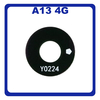 Γνήσια Original Samsung Galaxy A13 (SM-A135F, SM-A135F/DS, SM-A135M) Rear Back Camera Glass Lens Βokeh Πίσω Τζαμάκι Κάμερας Black Μαύρο GH64-08697A (Service Pack By Samsung)