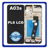 Γνήσια Original Samsung Galaxy A03s A 03s (SSM-A037G, SM-A037U) EU Version Οθόνη LCD Display Assembly Screen Unit + Touch Screen Digitizer Μηχανισμός Αφής + Frame Bezel Πλαίσιο Σασί Black Μαύρο GH81-21233A (Service Pack By Samsung)