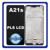 HQ OEM Συμβατό Για Samsung Galaxy A21s (SM-A217F, SM-A217F/DS) PLS LCD Display Screen Assembly Οθόνη + Touch Screen Digitizer Μηχανισμός Αφής + Frame Bezel Πλαίσιο Σασί (Premium A+)