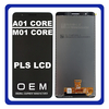 HQ OEM Συμβατό Για Samsung Galaxy Α01 Core (SM-A013F, SM-A013F/DS), M01 Core (SM-M013F, SM-M013F/DS) PLS LCD Display Screen Assembly Οθόνη + Touch Screen Digitizer Μηχανισμός Αφής Black Μαύρο No Frame (Grade AAA+++)
