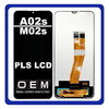HQ OEM Συμβατό Για Samsung Galaxy A02s (SM-A025F, SM-A025F/DS), M02s (SM-M025F/DS, SM-M025F) EU Version PLS LCD Display Screen Assembly Οθόνη + Touch Screen Digitizer Μηχανισμός Αφής Black Μαύρο No Frame (Premium A+)