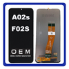 HQ OEM Συμβατό Για Samsung Galaxy A02s (SM-A025F), Galaxy F02s (SM-E025F) PLS LCD Display Screen Assembly Οθόνη + Touch Screen Digitizer Μηχανισμός Αφής + Frame Bezel Πλαίσιο Σασί  Black Μαύρο (NON EU VERSION) (Grade AAA+++)