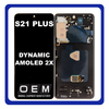 HQ OEM Συμβατό Με Samsung Galaxy S21 Plus 5G, S21 + 5G (SM-G996B, SM-G996B/DS), Dynamic AMOLED 2X LCD Display Screen Assembly Οθόνη + Touch Screen Digitizer Μηχανισμός Αφής + Frame Bezel Πλαίσιο Σασί Phantom Black Μαύρο (Premium A+)