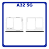 Γνήσια Original Samsung Galaxy A32 5G, A 32 5G (SM-A326B, SM-A326B/DS) SIM Card Tray + Micro SD Tray Slot Υποδοχέας Βάση Θήκη Κάρτας SIM Awesome White Άσπρο GH63-19393B​ (Service Pack By Samsung)