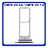 Γνήσια Original Samsung Galaxy Note 20 4G (SM-N980F), Note 20 5G (SM-N981B,) SIM Card Tray + Micro SD Tray Slot Υποδοχέας Βάση Θήκη Κάρτας SIM Mystic Bronze GH98-45734B (Service Pack By Samsung)