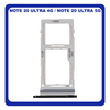 Γνήσια Original Samsung Galaxy Note20 Ultra 4G (SM-N985F), Note20 Ultra 5G (SM-N986B) SIM Card Tray + Micro SD Tray Slot Υποδοχέας Βάση Θήκη Κάρτας SIM Mystic Black Μαύρο GH98-45806A (Service Pack By Samsung)