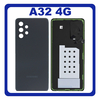 HQ OEM Συμβατό Με Samsung Galaxy A32 (SM-A325F, SM-A325F/DS) Rear Back Battery Cover Πίσω Κάλυμμα Καπάκι Πλάτη Μπαταρίας Awesome Black Μαύρο (Premium A+​)
