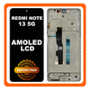 Γνήσια Original Xiaomi Redmi Note 13 5G (2312DRAABG, 2312DRAABI), AMOLED LCD Display Screen Assembly Οθόνη + Touch Screen Digitizer Μηχανισμός Αφής + Frame Bezel Πλαίσιο Σασί Ocean Teal Μπλε 5600030N1700 (Service Pack By Xiaomi)