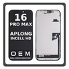 HQ OEM Συμβατό Με Apple iPhone 16 Pro Max, iPhone 16 ProMax (A3296, A3084, A3295, A3297) InCell HD, InCell-HD LCD Display Screen Assembly Οθόνη + Touch Screen Digitizer Μηχανισμός Αφής Black Μαύρο (Premium A+) (Lifetime Warranty Για Συνεργατες B2B)
