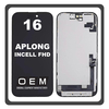 HQ OEM Συμβατό Με iPhone 16 , iPhone16 (A3287, A3081, A3286, A3288) APLONG In-Cell-FHD, InCell-FHD LCD Display Screen Assembly Οθόνη + Touch Screen Digitizer Μηχανισμός Αφής Black Μαύρο (Premium A+) (Lifetime Warranty Για Συνεργατες B2B)