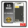 HQ OEM Συμβατό Apple iPhone 13 Mini, iPhone 13Mini (A2628, A2481) ZY In-Cell LCD Display Screen Assembly Οθόνη + Touch Screen Digitizer Μηχανισμός Αφής Black Μαύρο (Premium A+)