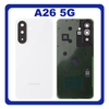 Γνήσια Original Samsung Galaxy A26 5G (SM-A266E, SM-A266E/DS) Rear Back Battery Cover Πίσω Καπάκι Πλάτη Μπαταρίας White Άσπρο GH82-37020B (Service Pack By Samsung)