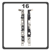 HQ OEM Συμβατό Με Apple iPhone 16 (A3287, A3081, A3286, A3288) Volume Key Buttons Flex Cable Καλωδιοταινία Έντασης Ήχου + Metal Bracket (Premium A+)