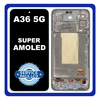 Γνήσια Original Samsung Galaxy A36 5G (SM-A366E, SM-A366E/DS) Super AMOLED LCD Display Screen Assembly Οθόνη + Touch Screen Digitizer Μηχανισμός Αφής + Frame Bezel Σασί Πλαίσιο Lime Green Πράσινο GH82-36841C (Service Pack By Samsung)