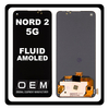 HQ OEM Συμβατό Με OnePlus Nord 2 5G (DN2101, DN2103) Fluid Amoled LCD Display Screen Assembly Οθόνη + Touch Screen Digitizer Μηχανισμός Αφής Black Μαύρο (Premium A+)
