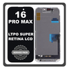 Γνήσια Original Apple iPhone 16 Pro Max (A3296, A3084) LTPO Super Retina XDR OLED LCD Display Screen Assembly Οθόνη + Touch Screen Digitizer Μηχανισμός Αφής Black Μαύρο CH661-44955 (Service Pack)