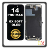 HQ OEM Συμβατό Με Apple iPhone 14 Pro Max, iPhone14 Pro Max (A2894, A2651, A2893) GX Soft Super Retina XDR OLED LCD Display Screen Assembly Οθόνη + Touch Screen Digitizer Μηχανισμός Αφής Black Μαύρο (Premium A+)