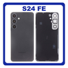Γνήσια Original Samsung Galaxy S24 FE (SM-S721B, SM-S721B/DS) Rear Back Battery Cover Πίσω Καπάκι Πλάτη Μπαταρίας Graphite Μαύρο GH82-35832A (Service Pack By Samsung)