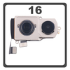 Γνήσια Original For Apple iPhone 16, iPhone16 (A3287, A3081) Main Rear Back Camera Κεντρική Κάμερα 48MP + 12MP Pulled