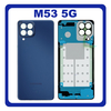 Γνήσια Original Samsung Galaxy M53 5G (SM-M536B, SM-M536B/DS) Rear Back Battery Cover Πίσω Καπάκι Πλάτη Μπαταρίας Blue Μπλε GH82-28900A (Service Pack By Samsung)