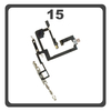 HQ OEM Συμβατό Με Apple Iphone 15 (A3090, A2846) Power Button Flex Cable Καλωδιοταινία Πλήκτρων Εκκίνησης + Metal Bracket (Premum A+)