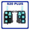 Γνήσια Original Samsung Galaxy S20 Plus (SM-G985, SM-G985F), S20 Plus 5G (SM-G986, SM-G986F) Deco Camera Frame Πίσω Πλαίσιο Κάμερας Black Μαύρο GH98-45004A (Service Pack By Samsung)