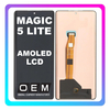 HQ OEM Συμβατό Με Honor Magic5 Lite (RMO-NX3), AMOLED LCD Display Screen Assembly Οθόνη + Touch Screen Digitizer Μηχανισμός Αφής Black Μαύρο (Premium A+)