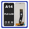 HQ OEM Συμβατό Με Samsung Galaxy A14 4G, Galaxy A 14 (SM-A145P, SM-A145R) Black Flex PLS LCD Display Screen Assembly Οθόνη + Touch Screen Digitizer Μηχανισμός Αφής Black Μαύρο (Premium A+)