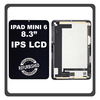 iPad Mini (2021), Ipad Mini 6 (2021) (A2568) Liquid Retina IPS LCD Display Screen Assembly Οθόνη + Touch Screen Digitizer Μηχανισμός Αφής Space Gray Μαύρο (Ref By Apple)