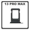 Original for Apple iPhone​ 13 Pro Max (A2643, A2484), iPhone 13 Pro (A2638, A2483) Sim Tray Υποδοχέας Βάση Θήκη Κάρτας SIM Pulled